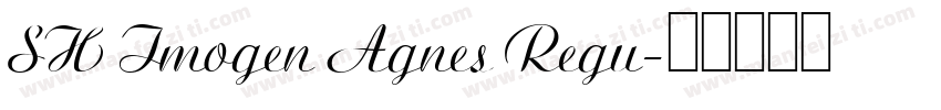 SH Imogen Agnes Regu字体转换